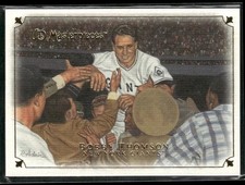 2007 Upper Deck UD Masterpieces #3 Bobby Thomson New York Giants
