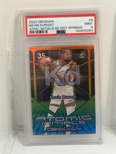 2024 Kevin Durant Atomic Obsidian /15 PSA 9