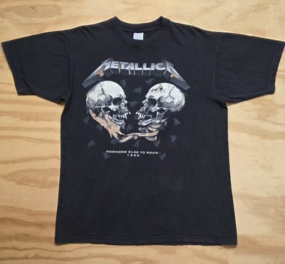 Vintage 1993 METALLICA T-shirt Nowhere Else To Roam Europe Tour XL