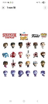 Stranger Things KINDER JOY Funko Pop Figuren
