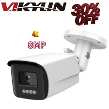 VIKYLIN Bullet POE IR30M 8MP local Area Network Security camera Outdoor/Indoor