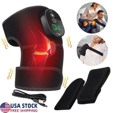 Electric Heated Vibration Knee Massager Joint Pain-Relief Shoulder Massage Brace