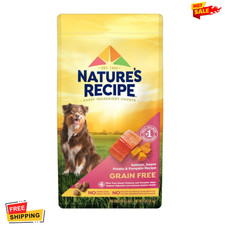 Nature s Recipe Grain Free Salmon Sweet Potato Dog Food 24lb Bag