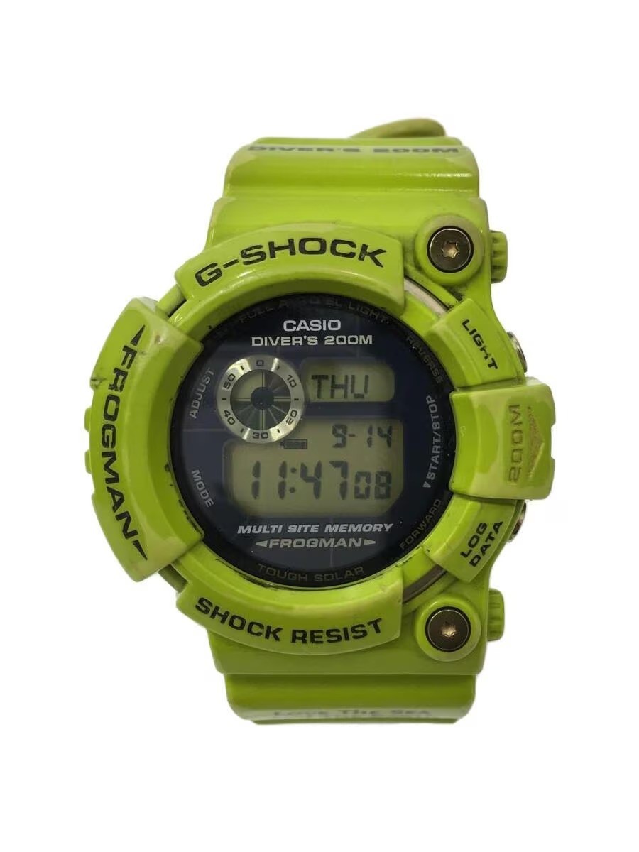 CASIO G-SHOCK GW-200F-3JR FROGMAN 2009 Solar 200m Diver Green