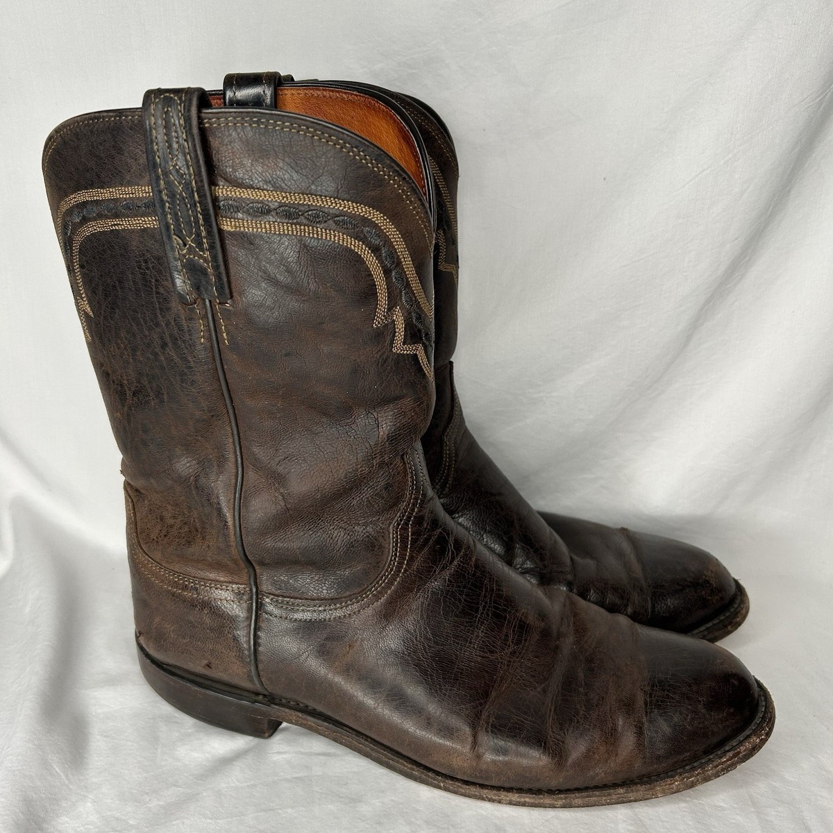 LUCCHESE mad dog goat skin roper western boots Tour Packages Lucchese Mad Dog Goat Roper Lucchese T0122  main image 2