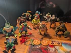 Vintage 1980s/1990s Teenage Mutant Ninja Turtles TMNT 11 Action Figure Lot