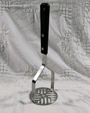 Vintage Ekco Forge Potato Masher Stainless Steel 10" Inch Made in USA VTG