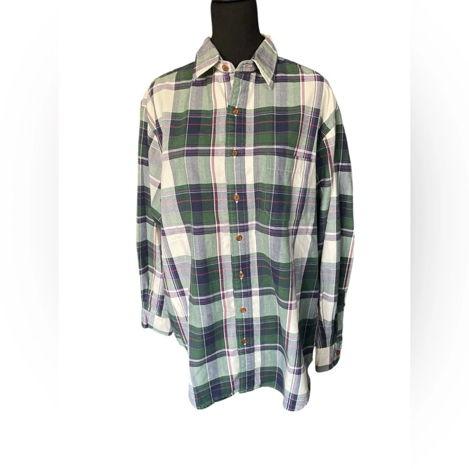 L.L. Bean Men’s Plaid Flannel Button Front Shirt, Size XXL, Outdoors, Utility
Opens in a new window