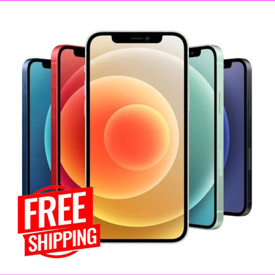 iPhone 12 64GB/128GB Verizon/AT&T/T-Mobile 5G - Black, Blue, Red - Free Ship