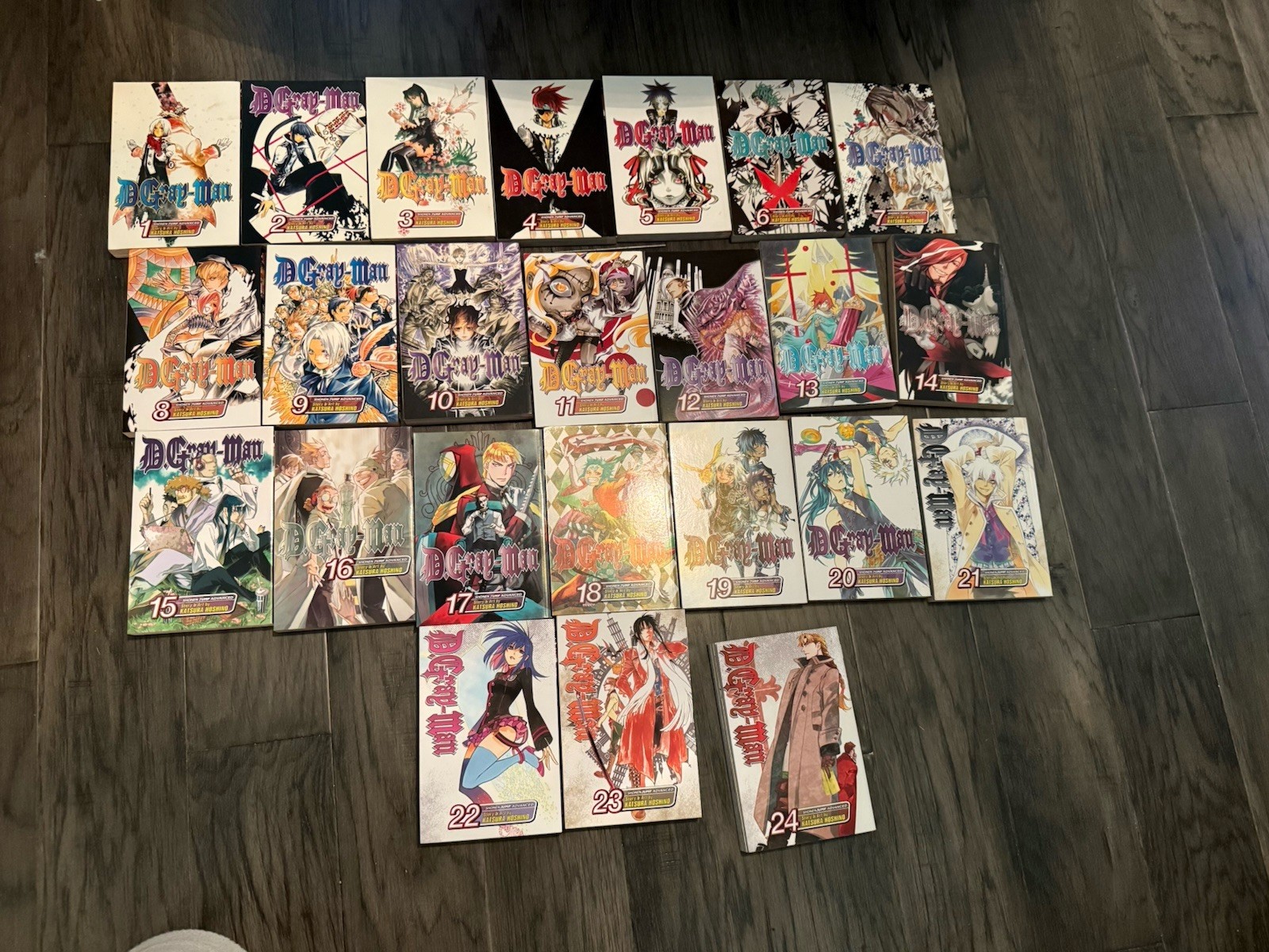 Manga D. Gray-Man volúmenes 1 - 24 inglés