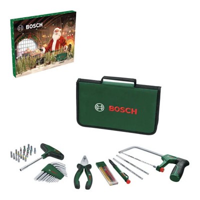 Bosch Handwerkzeug Adventskalender 2025 (41-teilig) für Haus Hobby und Werkstatt
