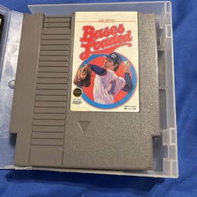 Bases Loaded Rental Store Box and Sticker NES Nintendo Permastruct Authentic