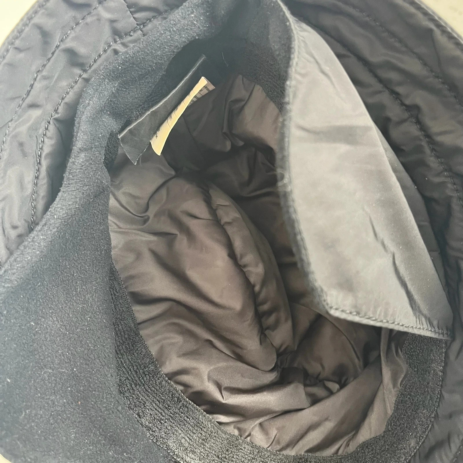 Prada Sport 00’s Black Nylon Bucket Trapper Hat - M image 6