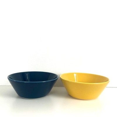 Iittala Teema Vintage Blue Honey Bowl 15cm Pair Set