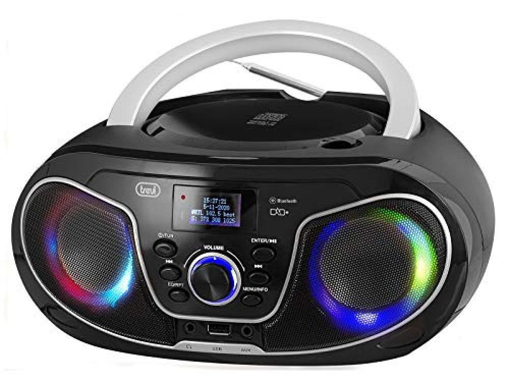 Stereo Trevi CMP 588 DAB+ con Display Dot Matrix e Bluetooth - Nero