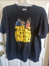RUN DMC The King Of Rock Cross Colors Black Shirt Size Large 