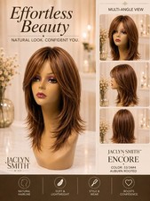 Jaclyn Smith Encore Layered Wig Lightweight Natural Auburn Rooted 33/24 4