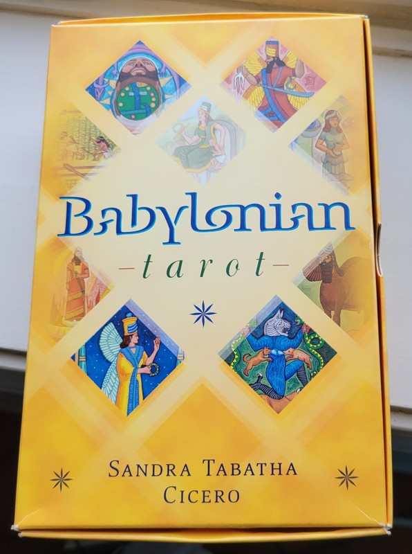 Babylonian Tarot by Sandra Tabatha Cicero 83 Card Tarot Deck USED Out of Print