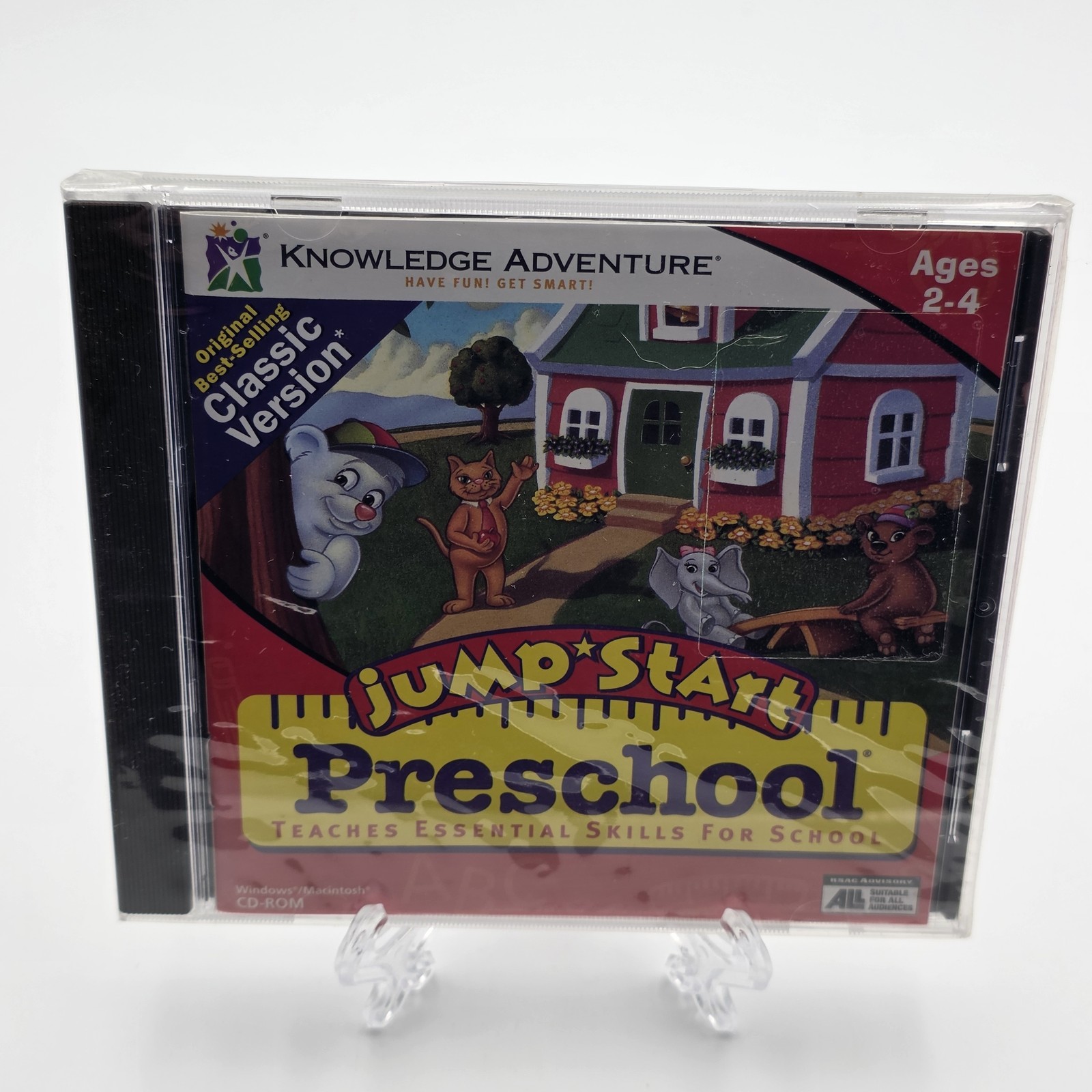 JumpStart Preschool Classic PC Mac CD-ROM Knowledge Adventure NEW SEALED