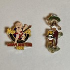 Hard Rock Hotel Pins Lot of 12 Las Vegas 2002-2005 Holiday Slot Player Awards — photo 3