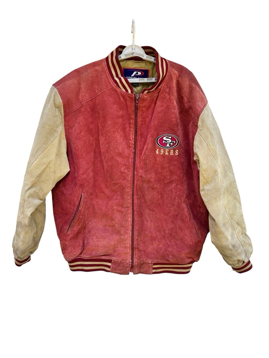 VTG San Francisco 49ers ProPlayer Men’s XXL Suede Leather Varsity Jacket