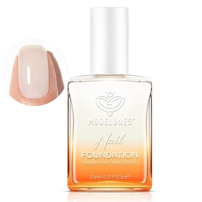 Nail Strengthener, Milky White Nail Polish Natural Nail Concealer Foundation ...