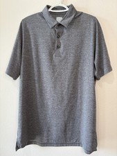 Callaway Opti-Dri Men s Large Polo Golf Shirt Gray Stripe, Swing Tech
