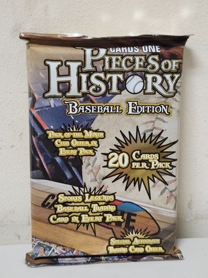 CARDS ONE PIECE OF HISTORY BASEBALL EDITION 20 CARD SEALED PACKS