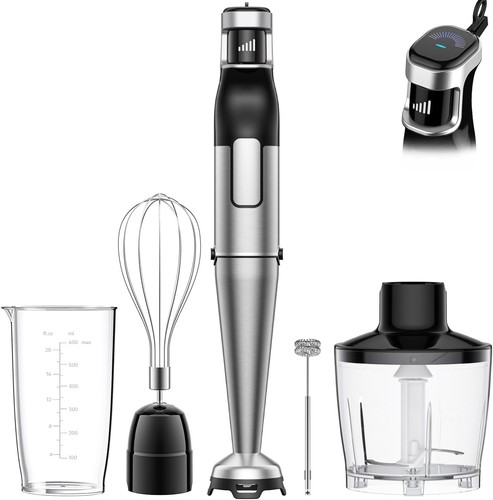 Kraftvoller Stabmixer Set 5-in-1, 1100W Elektrisch