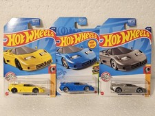 Hot Wheels '94 Bugatti EB110 SS Lot Of 3 Packaged Diecasts 1:64s