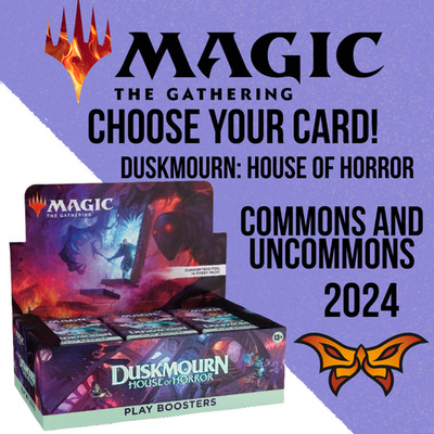 Magic The Gathering Duskmourn: House of Horrors | Co and Unco | Pick Your Card