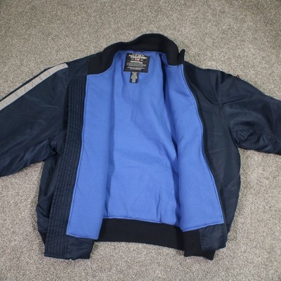 Ralph Lauren Polo Jeans Co Jacket Mens XL Blue MA-1 Flight Bomber