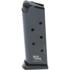 ProMag Colt 1911 Officers Model .45 ACP, 6-Round Magazine, COL 01, Blue Steel