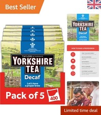 400 Count Decaf Tea Bags - Sustainably Sourced Black Tea for Mindful Moments 0.07 per strip