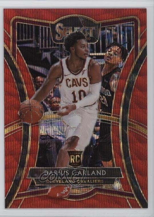 2019 Panini Select Premier Level Tmall Red Wave Prizm Darius Garland #126 1nf5