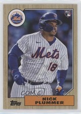 2022 Topps Archives 1987 Topps Design Nick Plummer #208 sq1