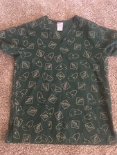 UA Scrub Top Sz Small Green