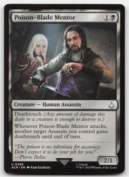 Poison-Blade Mentor #288 Universes Beyond: Assassin's Creed NM