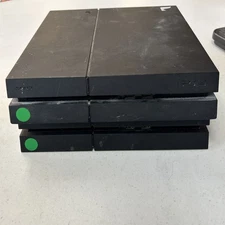 Lot Of 2 Defective Sony PlayStation 4 PS4 Black System Console Only For Parts