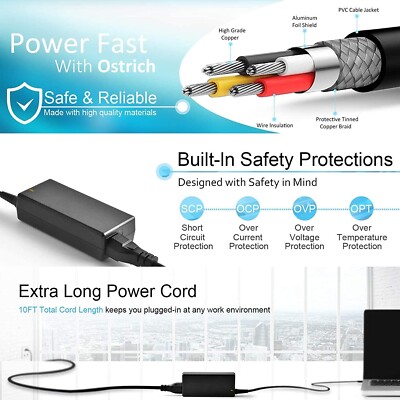 Alimentatore 90W Per Toshiba Satellite L305-S5903, L305d-S5934, L305D-S5873 – LYT, Garanzia 3 Anni