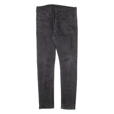 LEVI'S 519 Jeans Mens Black Slim Skinny W33 L29