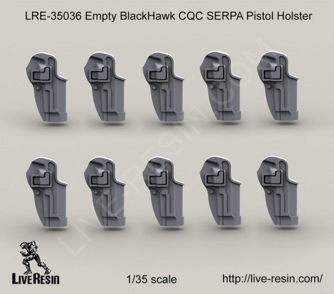 Live Resin 1/35 10 Empty BlackHawk CQC SERPA Pistol Holster - LRE35036 Live Resin 1/35 10 Empty BlackHawk CQC SERPA Pistol Holster - LRE35036