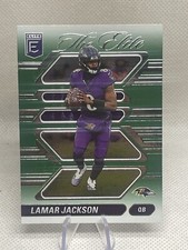 2024 DONRUSS ELITE GREEN FOIL - LAMAR JACKSON - THE ELITE - RAVENS QB