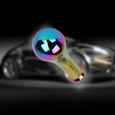 Universal JDM Titanium Neo Chrome Gear Shift Knob Lever Shifter Fit All Cars V1L