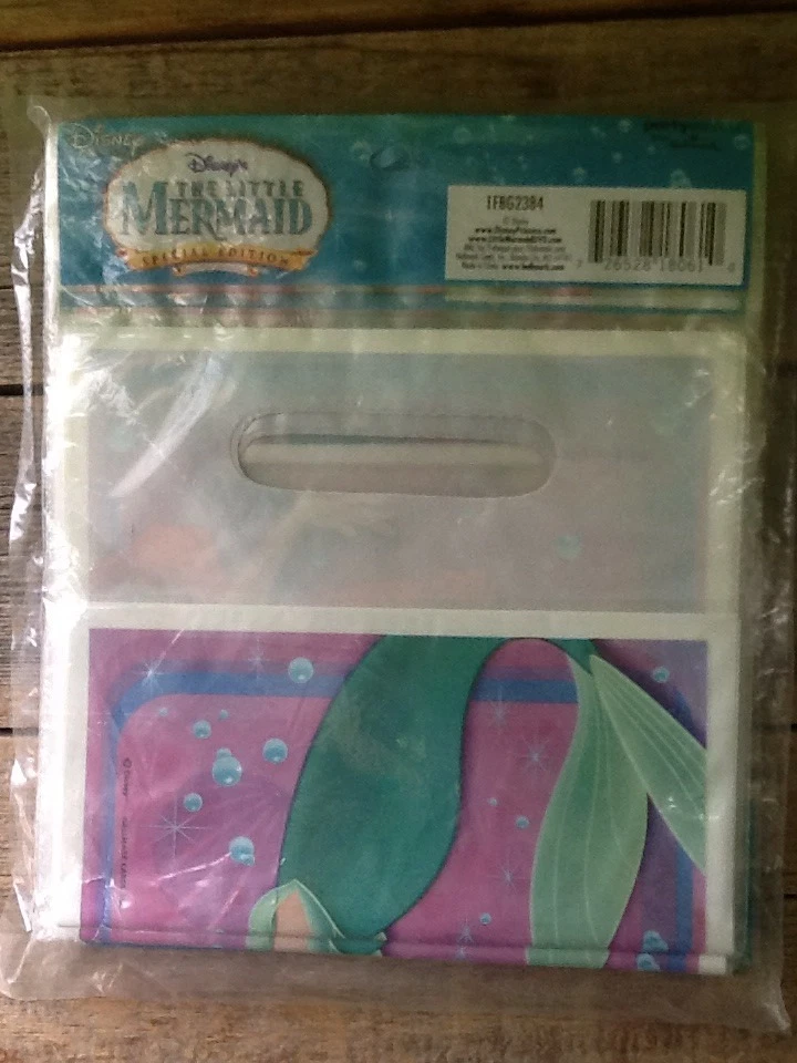 Мешки для вечеринок Disney The Little Mermaid мешки для угощений 8 пакетов экспресс-клеймо для вечеринок - Изображение 2 из 2