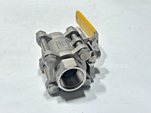 Sharpe CF8M 3/4" NPT 3 Piece 316 SS 1000 CWP Ball Valve Full Port - Picture 8 of 8
