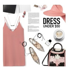 NEW MANGO (ZARA Group) Dusty Pink Textured Spaghetti Strap Dress Size L