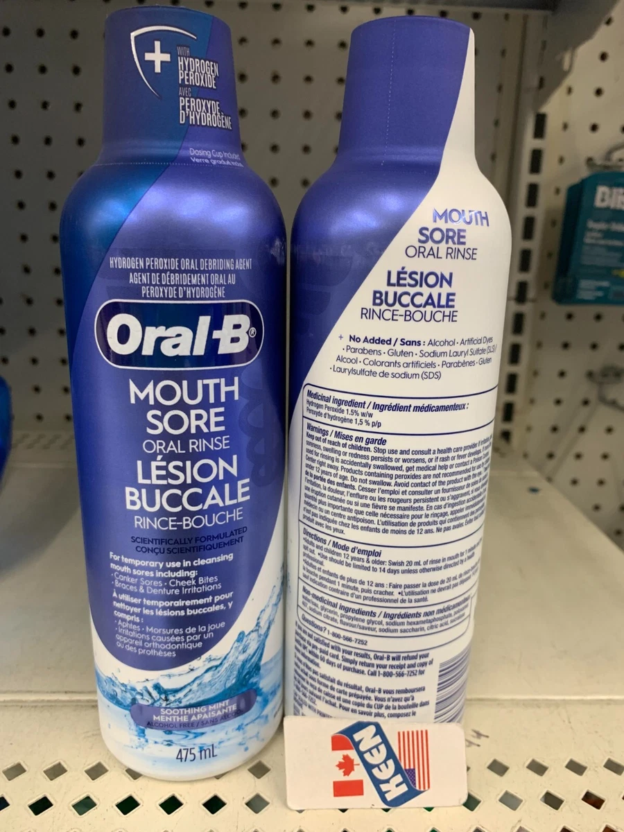 Oral b 2024 mouth sore