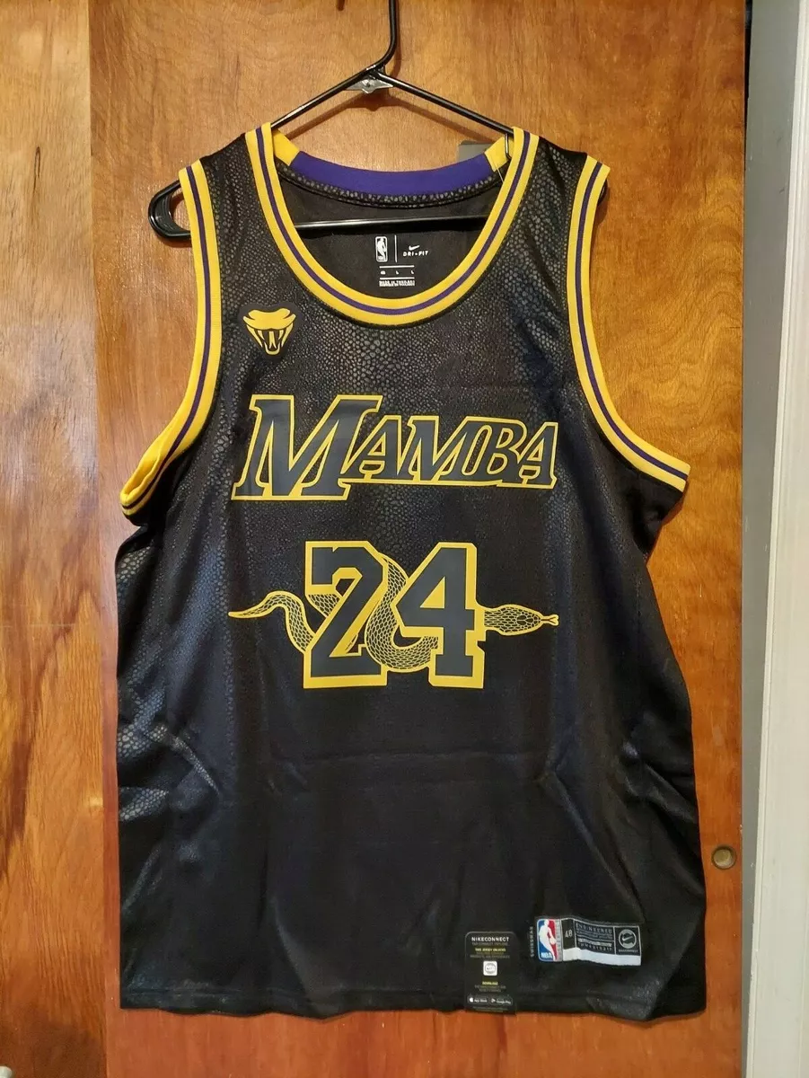 Kobe Bryant Mamba Snakeskin Basketball Jersey Size Large New With Tags