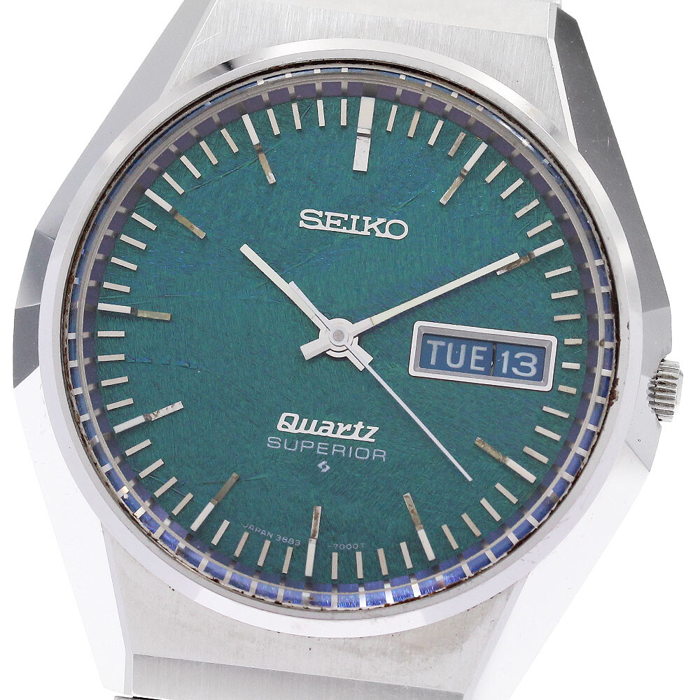 セイコー SEIKO 3883-7000 セイコー スーペリア モルフォ蝶ダイヤル 3883-7000 滋賀 遺品